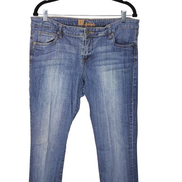 Kut from the Kloth Felicia Flare High Rise Stretch Jeans Women's Size 14 - Picture 2 of 7